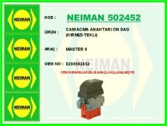 NEIMAN 502452 CAM ACMA ANAHTARI ON SAG KIRMIZI-TEKLI MASTER II