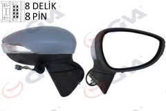 GVA 1037221 DIŞ DİKİZ AYNASI SAĞ FORD FİESTA 13> ELEKTRİKLİ ISITMALI KATLANIR 8 DELİK-8 PİN 8 FİŞ VM-6313EBR