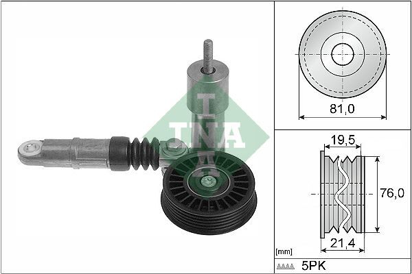 INA 534001410 ALTERNATÖR GERGİ RULMANI KÜTÜKLÜ KOMPLE PASSAT-A4 1.9 TDI AVF-AVB