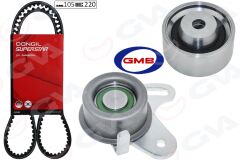 DONGIL KIT105RU22 TRİGER KAYIŞ SETİ HYUNDAI ACCENT ADMIRE ERA 1.5L G4EB 01-> 1.4L 1.6L G4ED G4EE 01-10 / GETZ 1.4L 06-10 / MATRIX ELANTRA 1.6L 01-06 / KIA RIO 1.4L 1.6L 06-10 / CERATO 1.6L 04-07 1 KAYIŞ 2 RULMAN
