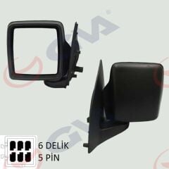 GVA 1090836 DIŞ DİKİZ AYNASI SOL COMBO C 01> ELEKTRİKLİ ISITMALI KONVEKS 5 FİŞ VM-965EHL