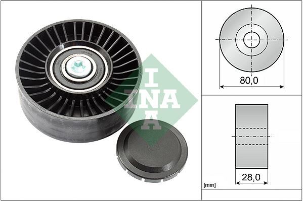 INA 532051510 KAYIS GERGI RULMANI BMW N43 N47 N54 N57 E81 E82 E87 E88 E90 E91 E92 E93 E60 E61 F10 F11 E89