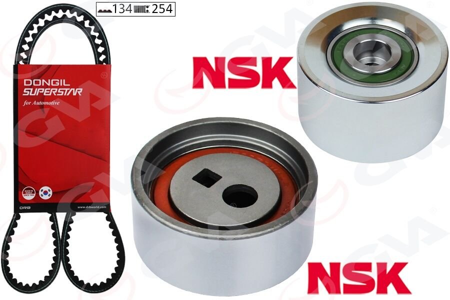 DONGIL KIT134RU25.4 EKSANTRİK GERGİ KİTİ 134x254 P106 II 1.6 96- TU5J4 -SAXO 1.6 96-03 TU5JP4 K015458XS