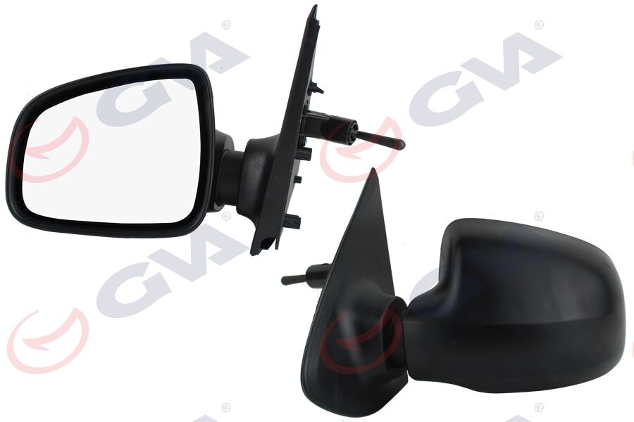 GVA 1019173 DIŞ DİKİZ AYNASI SOL SANDERO STEPWAY 12> MEKANİK SİYAH KAPAK KONVEKS VM-6804L
