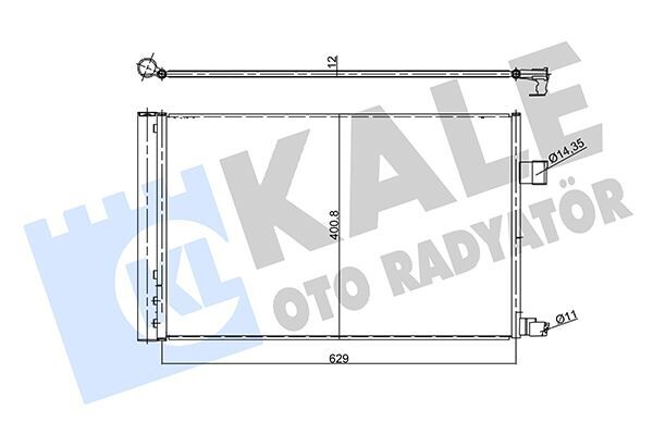 KALE 358740 KLIMA RADYATORU LAND ROVER RANGE ROVER VELAR L560 . JAGUAR F-PACE X761 XE X760 XF X260
