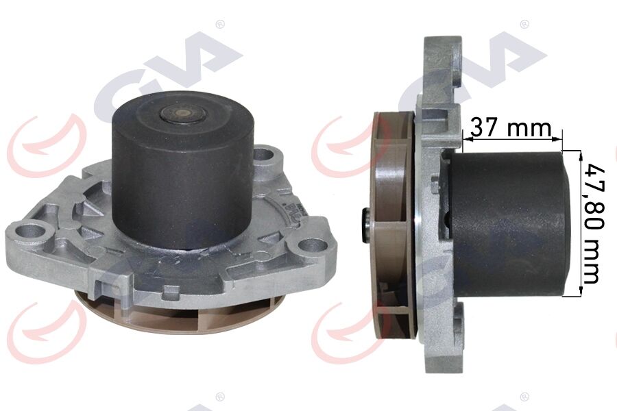 GVA 5290131 DEVİRDAİM SU POMPASI FIAT DOBLO 10>BRAVO II 07>14 500L-x 12>18 EGEA 15>OPEL ASTRA H-J-INSIGNIA 08> INSIGNIA 08>VECTRA C 04>ALFA ROMEO 159 GIULIETTA 10>MITO 11>JEEP RANEGADE 1.6D MTJ 1.9D MTJ 2.0 CDT