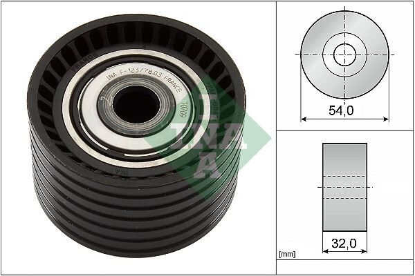 INA 532077410 EKSANTRİK GERGİ RULMANI CLIO-MEGANE 1.4 16V - CLIO-LAGUNA-SCENIC-TRAFIC 2.0 16V - LAGUNA-SCENIC 1.6 16V