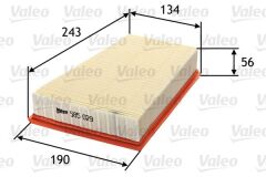 VALEO 585029 HAVA FİLTRESİ MEGANE II 02>SCENIC II 02> 1.5DCI K9K 1.6 16V K4M 2.0 F4R