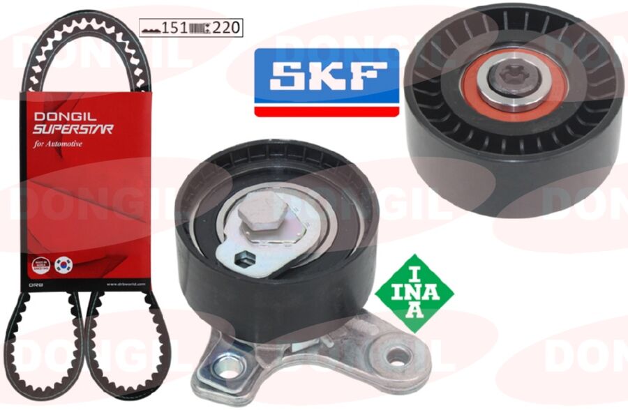 DONGIL KIT151RU22 EKSANTRİK GERGİ KİTİ 151x220 ANTARA-CHEVROLET CAPTIVA-CRUZE-LACETTI-NUBIRA 07 > 2.0 D-CDI K015634XS