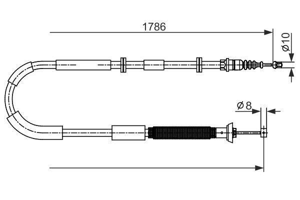 BOSCH 1987482589 FREN TELİ