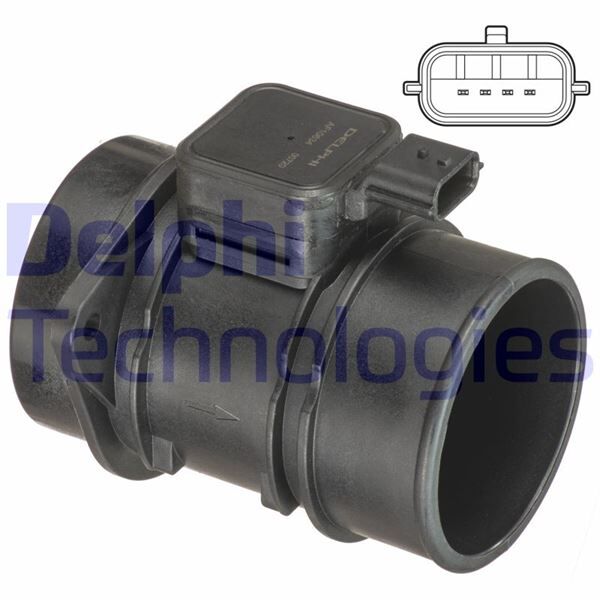 DELPHI AF10634-12B1 HAVA KÜTLE ÖLÇER DEBİMETRE CLIO III 05> CLIO IV 12> CAPTUR 13> MEGANE III 09>15 SYMBOL III 14> FLUENCE 09> DUSTER 10> DOKKER 12> 1.5dCi K9K