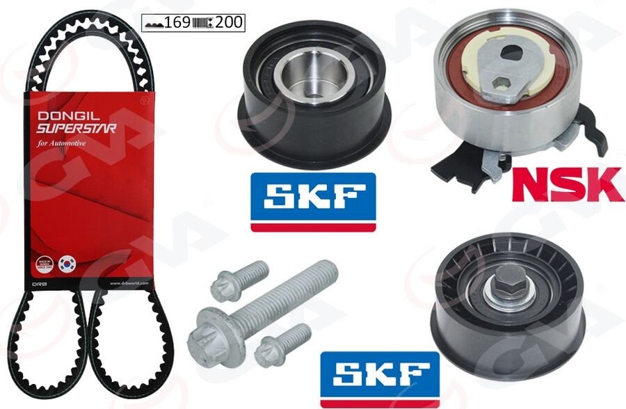 DONGIL KIT169STS20 EKSANTRİK GERGİ KİTİ 169x200 ASTRA F-CORSA B-VECTRA B 1.4i-1.6i-1.8i 16V X14XE-X16XEL-X18XE