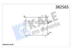 KALE 382565 KLİMA RADYATÖRÜ OPEL CORSA F 1.2 1.5 19 > PEUGEOT 208 II 1.2 PURETECH 1.5 BlueHDI 21 > - CITROEN C4 III 1.2 PURETECH 21 > DS 3 CROSSBACK 1.2 PURETECH 1.5 BlueHDI 21 >