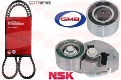 DONGIL KIT123RU28 TRİGER KAYIŞ SETİ EKSANTRİK SETİ HYUNDAI ACCENT ADMIRE GETZ 1.5L D3EA 02-05 / TUCSON SANTAFE 2.0L 2.2L D4EA D4EB 04-09 / SONATA 2.0L 06-11 / KIA SPORTAGE 2.0L D4EA 04-10 1 KAYIŞ 2 RULMAN 123x280