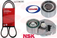 DONGIL KIT123RU28 TRİGER KAYIŞ SETİ EKSANTRİK SETİ HYUNDAI ACCENT ADMIRE GETZ 1.5L D3EA 02-05 / TUCSON SANTAFE 2.0L 2.2L D4EA D4EB 04-09 / SONATA 2.0L 06-11 / KIA SPORTAGE 2.0L D4EA 04-10 1 KAYIŞ 2 RULMAN 123x280