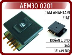 AEM30 0201 CAM ANAHTARI FIAT DOĞAN L-UNO SAĞ 89-93