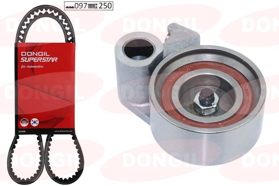 DONGIL KIT97R25 TRİGER KAYIŞ SETİ EKSANTRİK SETİ TOYOTA HILUX VIGO 2.5L 2KDFTV KUN15 KUN25 KUN35 05-15 / 3.0L 1KD-FTV KUN26 05-14 1 KAYIŞ 1 RULMAN 097x250