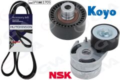 GVA 59A4325 ALTERNATÖR GERGİ KİTİ KÜTÜKLÜ P206-XSARA 1.4HDİ-P407-BERLINGO-C5- 1.6 HDİ KLİMALI K026PK1708
