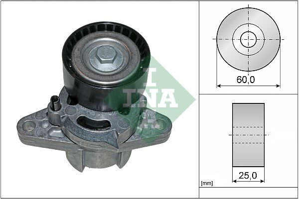 INA 534027110 ALTERNATÖR GERGİ RULMANI KÜTÜKLÜ CLIO II-KNG-LGN I-II-MGN-SCENIC 1.4 16V-1.6 16V-LOGAN-SANDERO 1.4