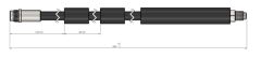 CAVO C900273A ÖN FREN HORTUMU PEUGEOT P307 00> CITROEN C4 04> 420xM10