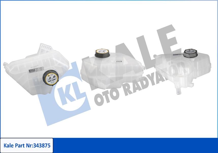KALE 343875 RADYATÖR YEDEK SU DEPOSU FORD FİESTA 08> 1.4 TDCİ KAPAKLI