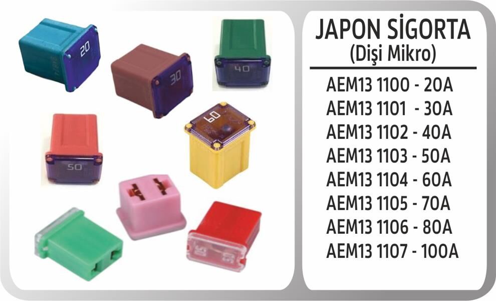 AEM13 1105 JAPON SIGORTA DISI MIKRO 70A