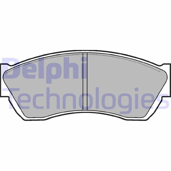 DELPHI LP676 ÖN FREN BALATA SUZUKI SWIFT 1.0L G10 SF310 90-> / 1.3L G13 SF413 5 kapı H/B 89-03
