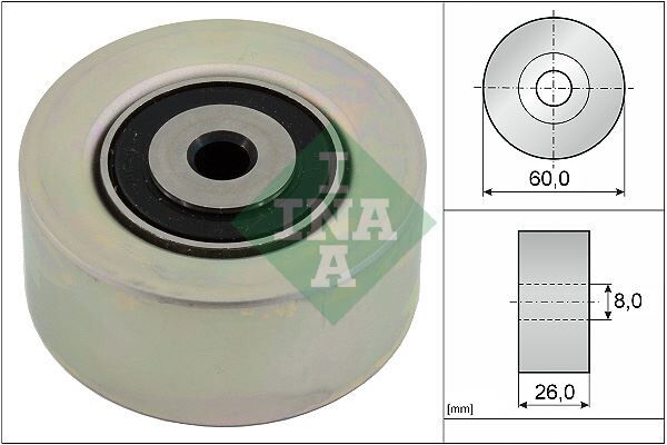 INA 531055010 ALTERNATÖR GERGİ RULMANI PARTNER-P206-306-JUMPY1.9D -P307 1.4 16V-1.6 16V-C2 1.4-1.6-C3 1.4i-1.4 16V