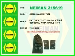NEIMAN 315619 CAM AÇMA ANAHTARI FIAT DUCATO JTD 06- SOL ÇİFTLİ-ÇERÇEVELİ-AYNA AYARLI 12 8