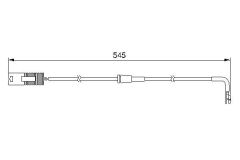 BOSCH 1987474940 BALATA FISI ARKA BMW E39 E52