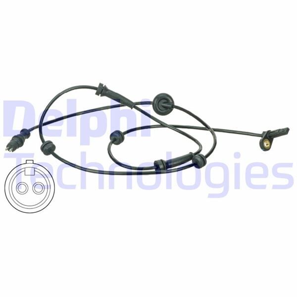DELPHI SS20482 ABS SENSÖRÜ ÖN SOL FIAT DOBLO 01>08 1.3 JTD-1.4-1.9JTD