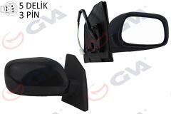 GVA 1071121 DIŞ DİKİZ AYNASI SAĞ COROLLA 02> ELEKTRİKLİ KONVEKS 3 FİŞ VM-277ER