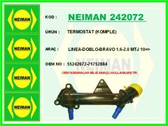 NEIMAN 242072 TERMOSTAT 88 C FIAT LINEA 09> DOBLO 10>16 BRAVO II 07>14 FREEMONT 11>15 DUCATO 11> ALFA ROMEO GIULI ETTA 10>20 1.6D MJET 2.0D MJET