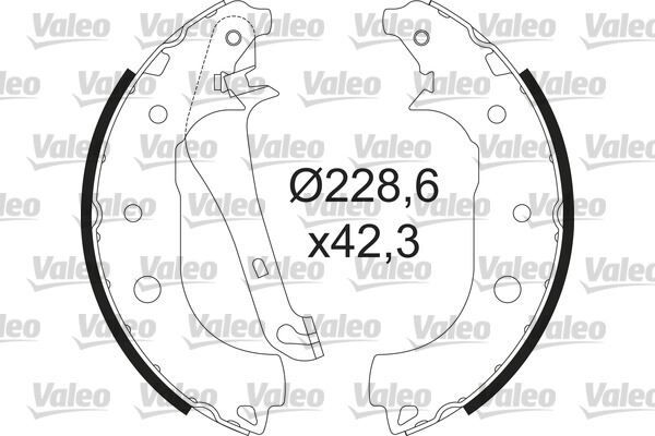 VALEO 564207 ARKA BALATA PAPUC FORD ECOSPORT 15>