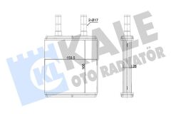 KALE 352110 KALORİFER RADYATÖRÜ HYUNDAI GETZ 1.5L D4FA 06-09 - ALEMİNYUM
