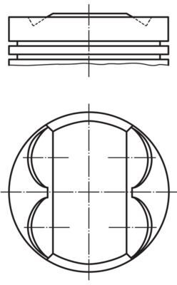 MAHLE 011PI00113002 PİSTON SEGMAN 73.90mm 0.50 CORSA D-E-ADAM-AVEO 1.2 16V EURO5 A12XER-XEL-B12XEL 63KW 86PS 7-22