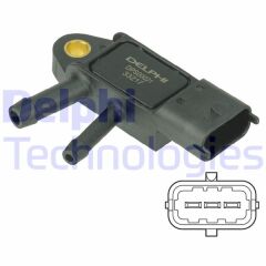 DELPHI DPS00021 DPF SENSOR VOLVO C30 10>15 C70 10>13 S40 II 10>12 S60 II 10>14 S80 II 10> V50 10>12