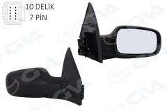 GVA 1011140 DIŞ DİKİZ AYNASI SAĞ MEGANE 02> ELEKTRİKLİ ISITMALI SENSÖRLÜ KONVEKS 7 FİŞ VM-138EHSR 5 FİŞ VM-138EHSR