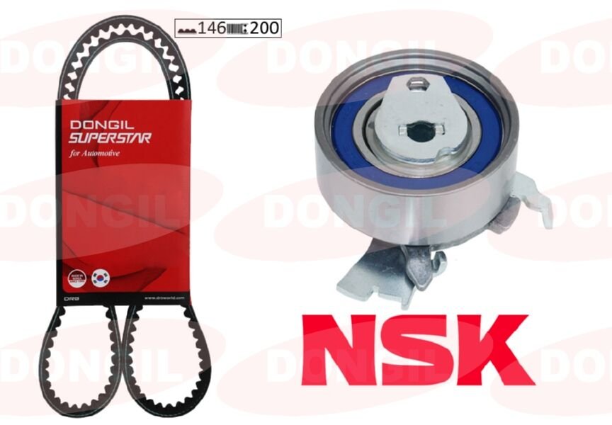 DONGIL KIT146STS20 EKSANTRİK GERGİ KİTİ 146x240 VECTRA A-OMEGA A-ASTRA F 18SV-C18NZ