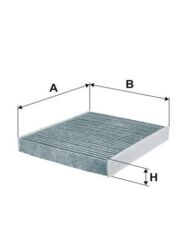 POLEN FİLTRESİ POLO 1.2-1.4-1.6 2010> SEAT IBIZA V 1.6 2011>FABIA 10> KARBONLU