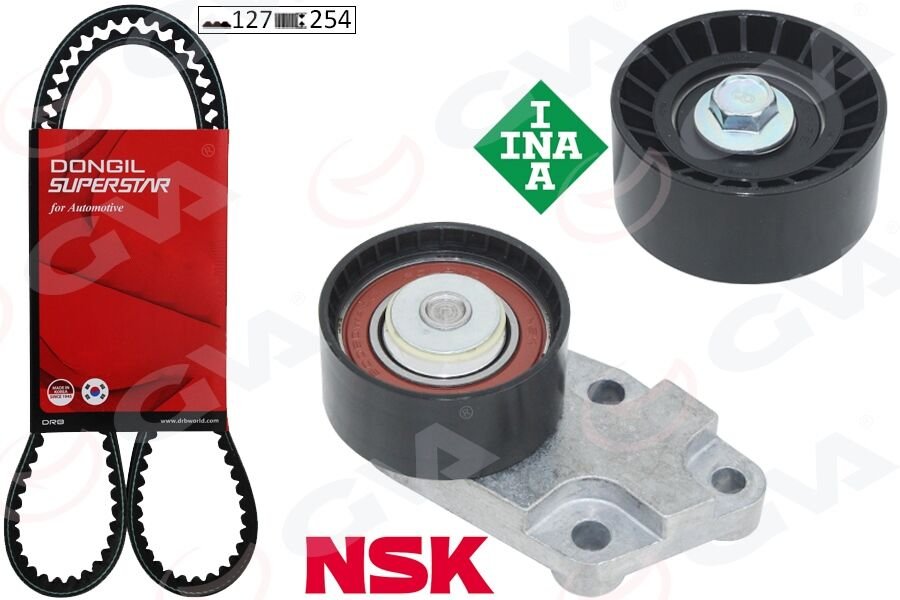 DONGIL KIT127RU25 EKSANTRİK GERGİ KİTİ 127x254 CHEVROLET-DAEWOO AVEO-CRUZE-KALOS-LACETTI-NUBIRA 1.4-1.4-1.6 05-