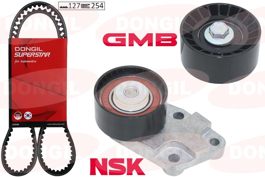 DONGIL KIT127RU25 EKSANTRİK GERGİ KİTİ 127x254 CHEVROLET-DAEWOO AVEO-CRUZE-KALOS-LACETTI-NUBIRA 1.4-1.4-1.6 05-