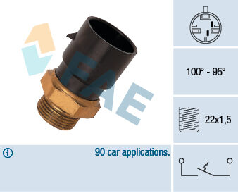 FAE 36190 FAN MÜŞÜRU ASTRA F-CORSA B OAL 1.4-1.5-1.6-1.7-1.8 14SE-X14XE-C14NZ-14SE-X16XEL-15D-17D-X17D-C18NZ