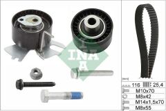 INA 530055810 EKSANTRİK GERGİ KİTİ P308-P407-P508-P3008-P5008-C4-C5-DS4-JUMPY-SCUDO-CMAX-FOCUS-GALAXY 2.0HDI 10 >