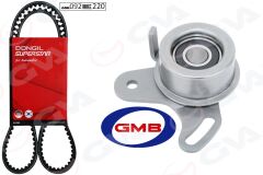 DONGIL KIT92RU22 TRİGER KAYIŞ SETİ EKSANTRİK SETİ HYUNDAI ACCENT 1.3L 4G13 G4EH 95-00 / 1.5L G4EK Karbüratörlü 95-00 1 KAYIŞ 1 RULMAN 092x220