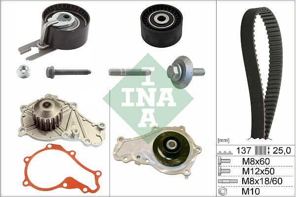 INA 530037530 DEVİRDAİMLİ TRİGER SETİ 137x254 P206-P207-P307-P308-P407-P3008-EXPERT-PARTNER-BERLINGO-JUMPY-C2-C3 -C4-C5-XSARA-FOCUS II-FIESTA V-VI VOLVO S40-C30-V50-FIAT SCUDO EURO4 1.6 HDI-TDCİ