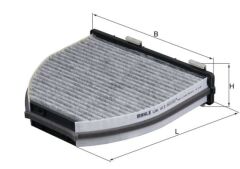 MAHLE LAK413 POLEN FILTRESI MERCEDES W204 W212 C218 X204 C190 C197 R231 KARBONLU