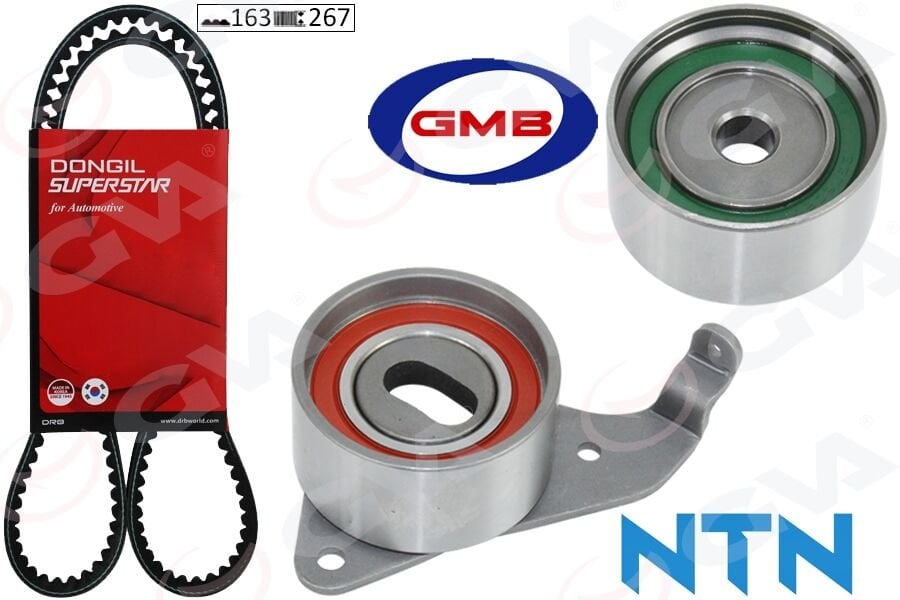 DONGIL KIT163S8M27 TRİGER KAYIŞ SETİ EKSANTRİK SETİ TOYOTA AVENSIS 2.0L 3S-FE ST220 98-00 / CORONA 2.0L 3S-F 3S-FE ST 171 ST191 89-94 / CARINA E 2.0L 3S-FE ST191E 95-98 / RAV4 2.0L 3S-FE SXA10 95-00 1 KAYIŞ 2 RULMAN