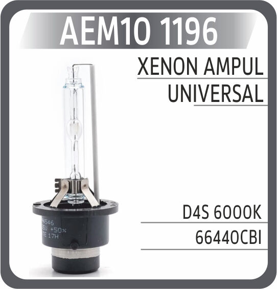 AEM10 1196 XENON AMPUL D4S 6000K