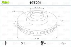 VALEO 197291 ÖN FREN DİSKİ HAVA KANALLI HYUNDAI ACCENT ERA 1.5L D4FA CRDi 06-> 1.4L G4EE 06-10 1.6L G4ED 06-10 / İ20 1.2L 1.4L CRDi dizel 08-> 1.1L CRDi 12-> / KIA RIO 1.4L 1.6L benzinli 05-> 1.5L D4FA CRDİ 06->